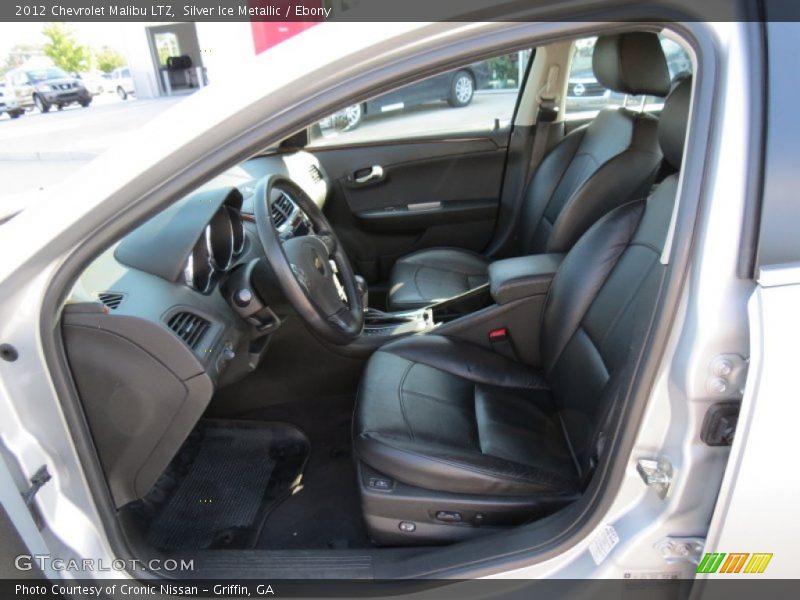 Silver Ice Metallic / Ebony 2012 Chevrolet Malibu LTZ