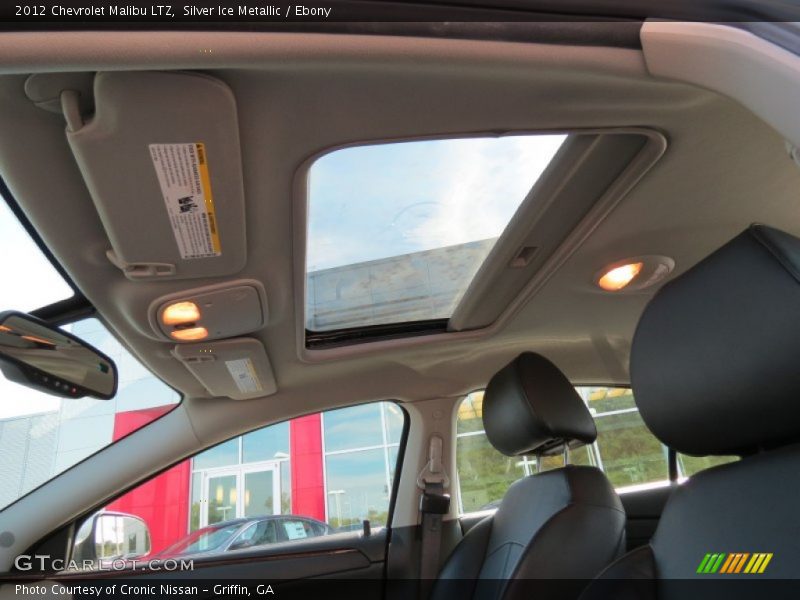 Silver Ice Metallic / Ebony 2012 Chevrolet Malibu LTZ