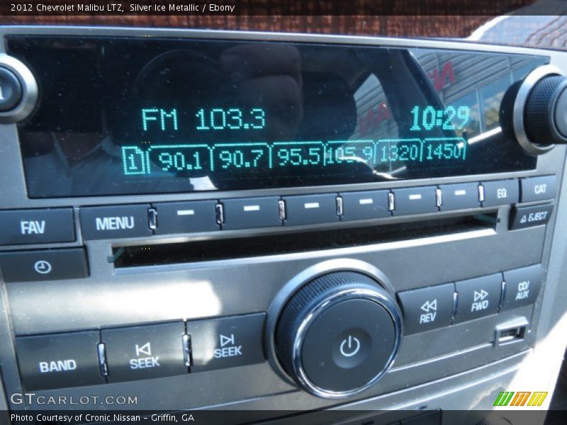 Silver Ice Metallic / Ebony 2012 Chevrolet Malibu LTZ