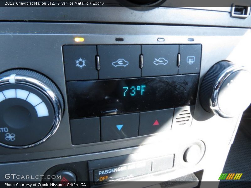 Silver Ice Metallic / Ebony 2012 Chevrolet Malibu LTZ