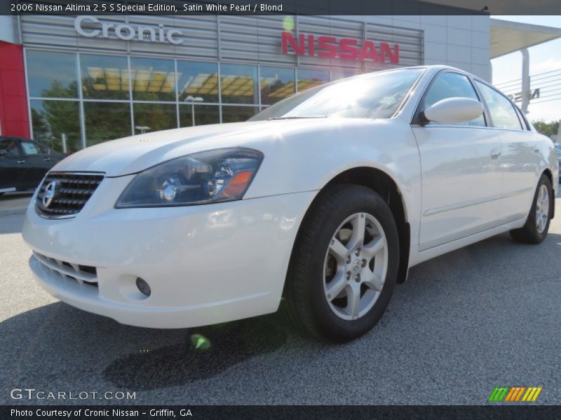 Satin White Pearl / Blond 2006 Nissan Altima 2.5 S Special Edition