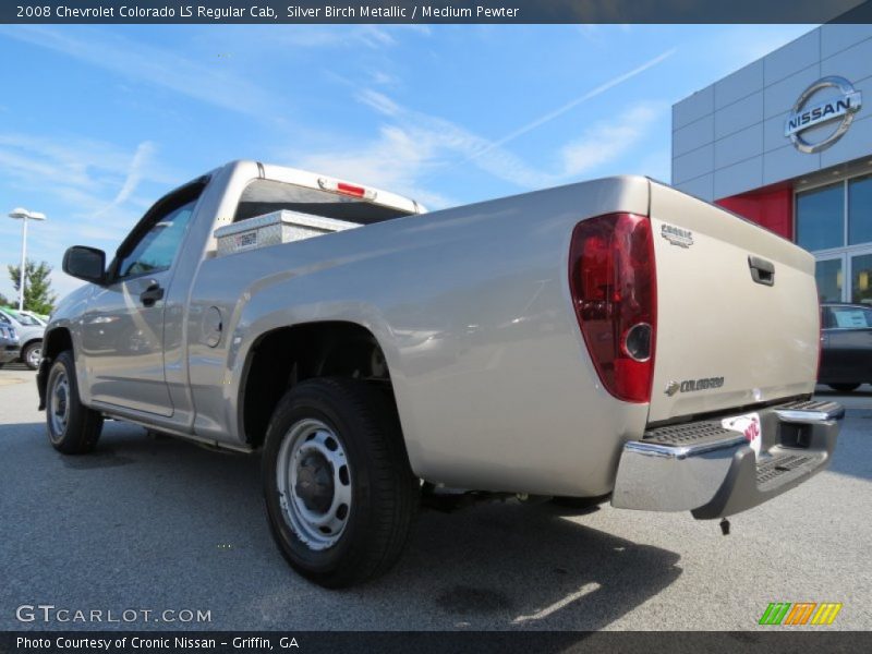 Silver Birch Metallic / Medium Pewter 2008 Chevrolet Colorado LS Regular Cab