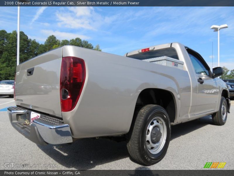 Silver Birch Metallic / Medium Pewter 2008 Chevrolet Colorado LS Regular Cab