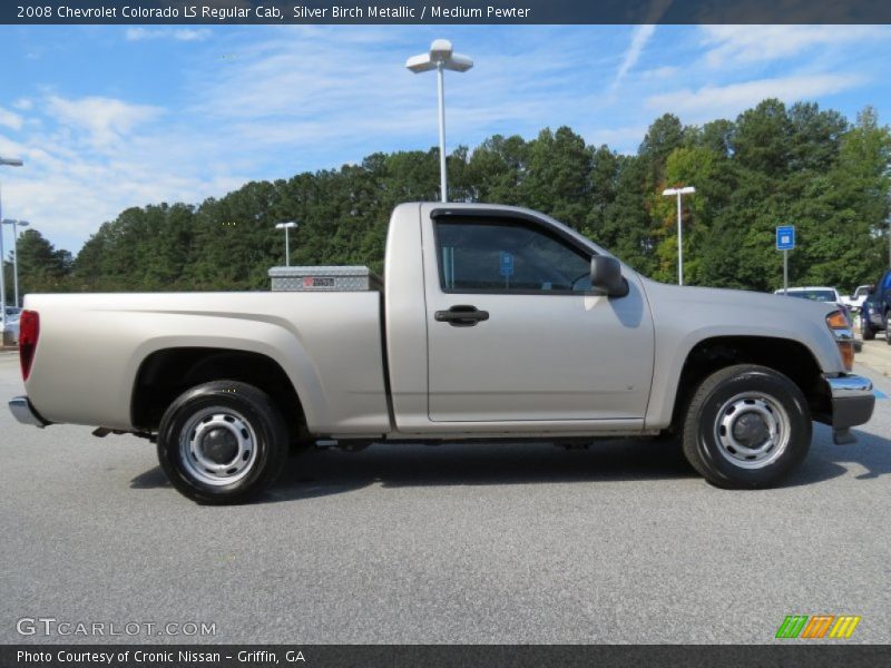 Silver Birch Metallic / Medium Pewter 2008 Chevrolet Colorado LS Regular Cab