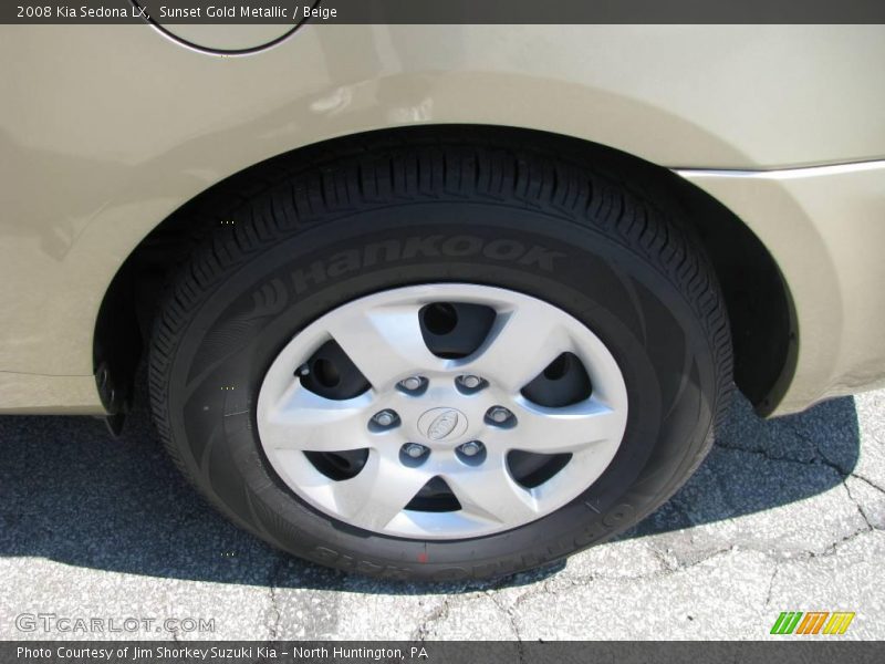 Sunset Gold Metallic / Beige 2008 Kia Sedona LX