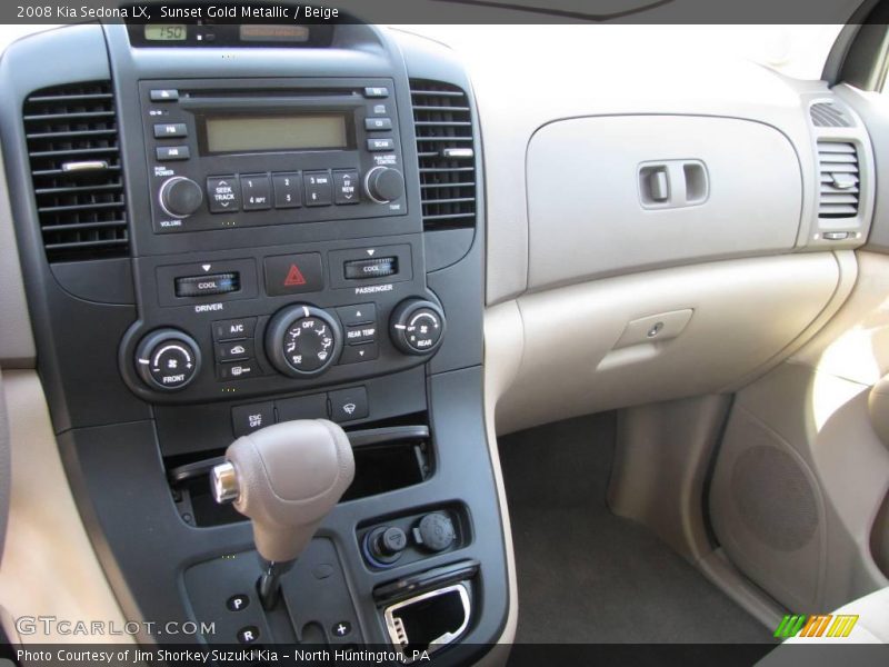 Sunset Gold Metallic / Beige 2008 Kia Sedona LX
