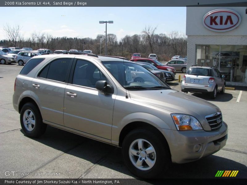 Sand Beige / Beige 2008 Kia Sorento LX 4x4