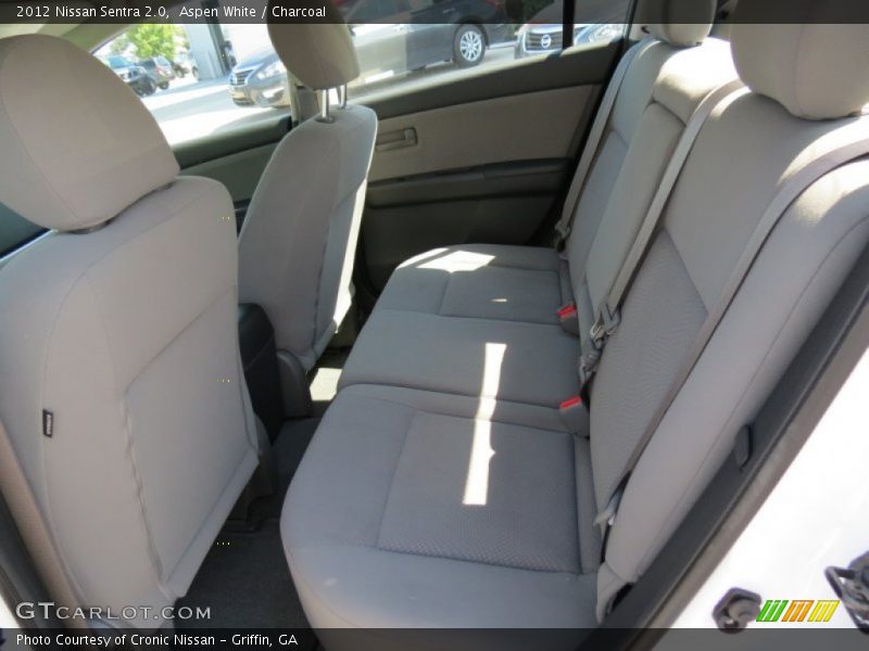 Aspen White / Charcoal 2012 Nissan Sentra 2.0