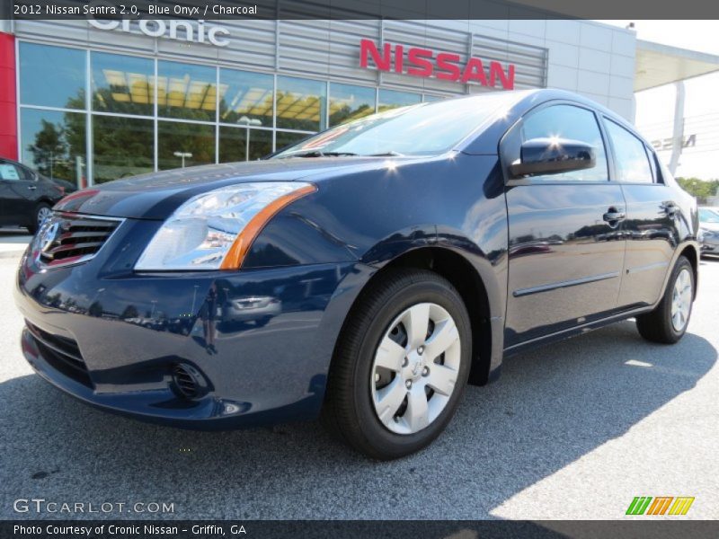 Blue Onyx / Charcoal 2012 Nissan Sentra 2.0