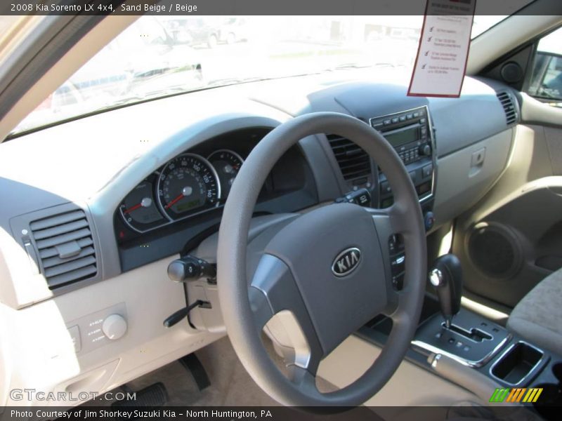 Sand Beige / Beige 2008 Kia Sorento LX 4x4