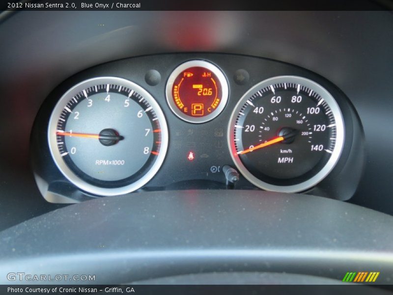 Blue Onyx / Charcoal 2012 Nissan Sentra 2.0