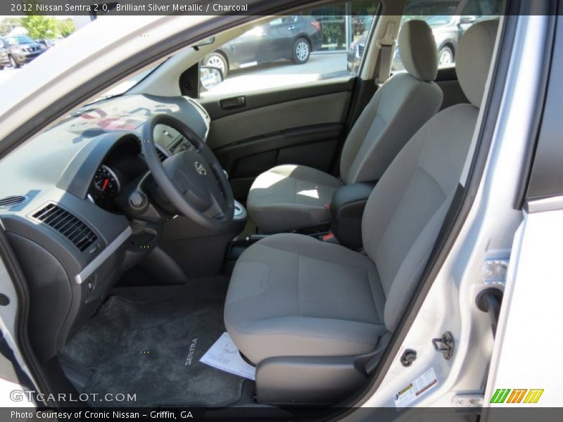 Brilliant Silver Metallic / Charcoal 2012 Nissan Sentra 2.0