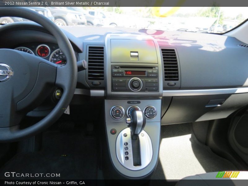 Brilliant Silver Metallic / Charcoal 2012 Nissan Sentra 2.0