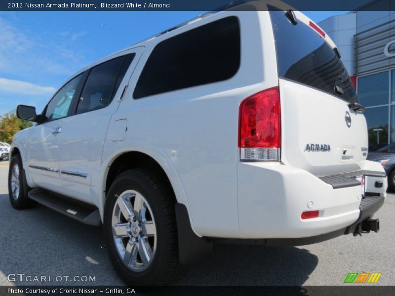 Blizzard White / Almond 2012 Nissan Armada Platinum