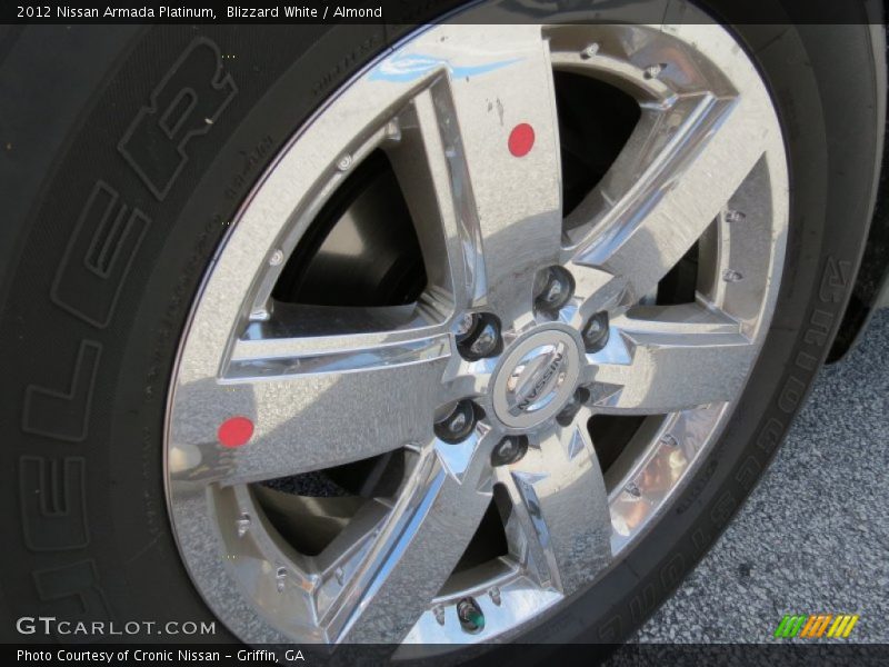 Blizzard White / Almond 2012 Nissan Armada Platinum