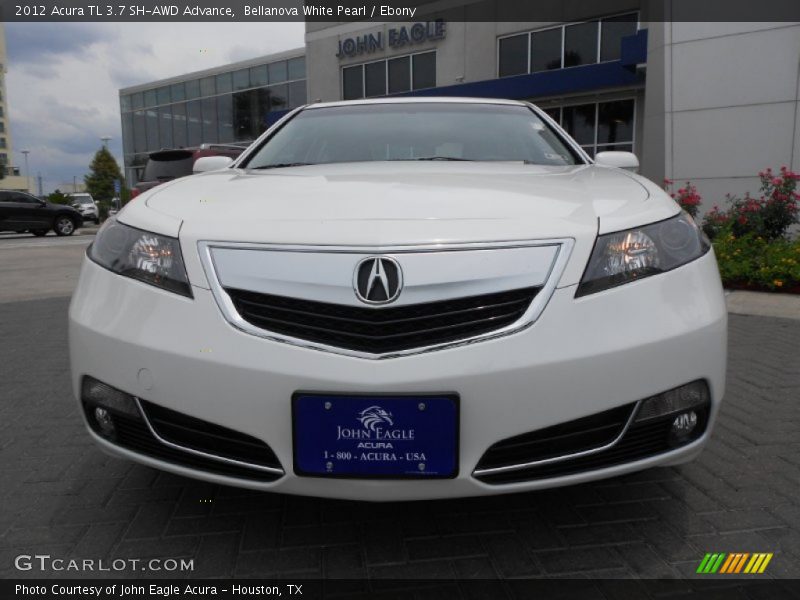 Bellanova White Pearl / Ebony 2012 Acura TL 3.7 SH-AWD Advance