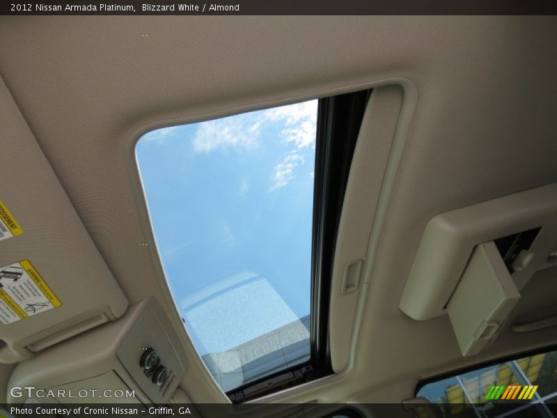 Blizzard White / Almond 2012 Nissan Armada Platinum