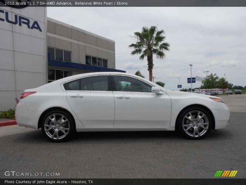Bellanova White Pearl / Ebony 2012 Acura TL 3.7 SH-AWD Advance