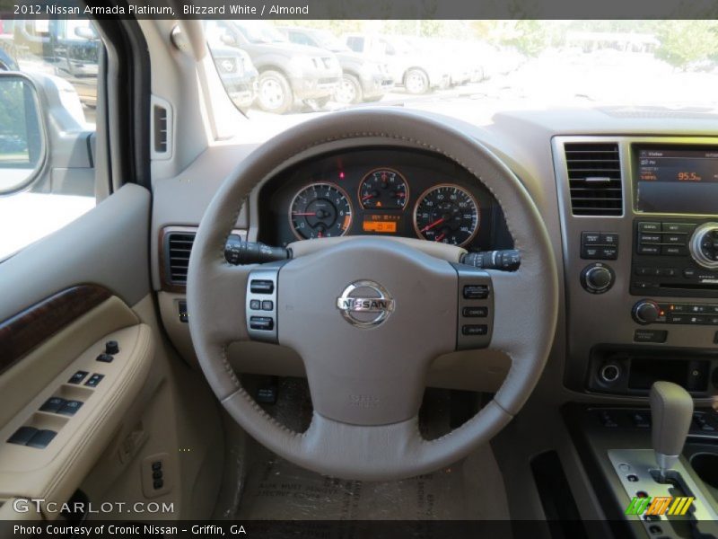 Blizzard White / Almond 2012 Nissan Armada Platinum