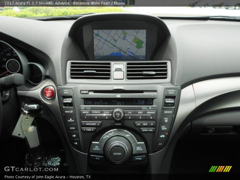 Bellanova White Pearl / Ebony 2012 Acura TL 3.7 SH-AWD Advance