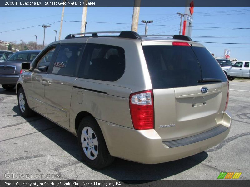 Sunset Gold Metallic / Beige 2008 Kia Sedona LX