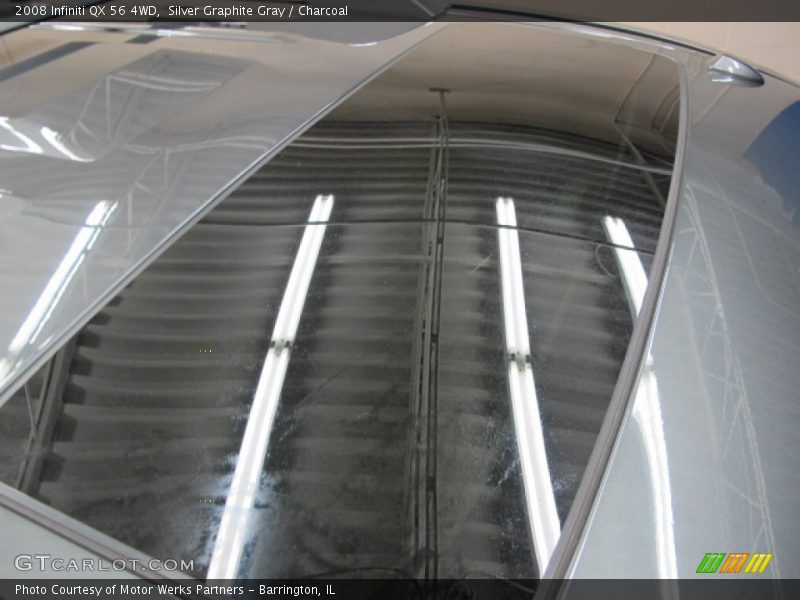 Silver Graphite Gray / Charcoal 2008 Infiniti QX 56 4WD
