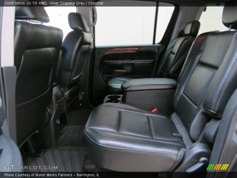 Silver Graphite Gray / Charcoal 2008 Infiniti QX 56 4WD