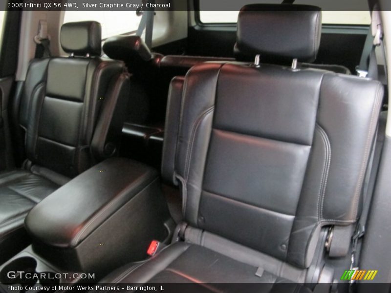 Silver Graphite Gray / Charcoal 2008 Infiniti QX 56 4WD