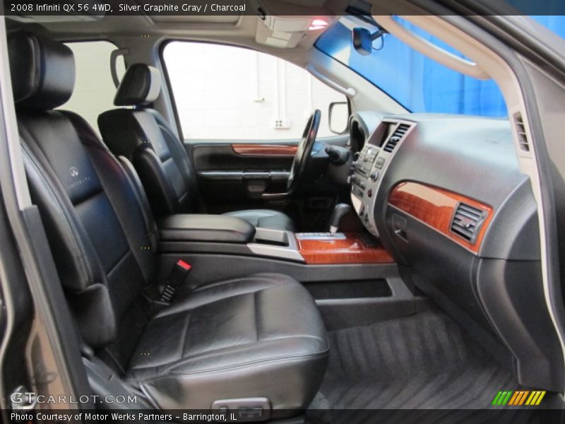 Silver Graphite Gray / Charcoal 2008 Infiniti QX 56 4WD
