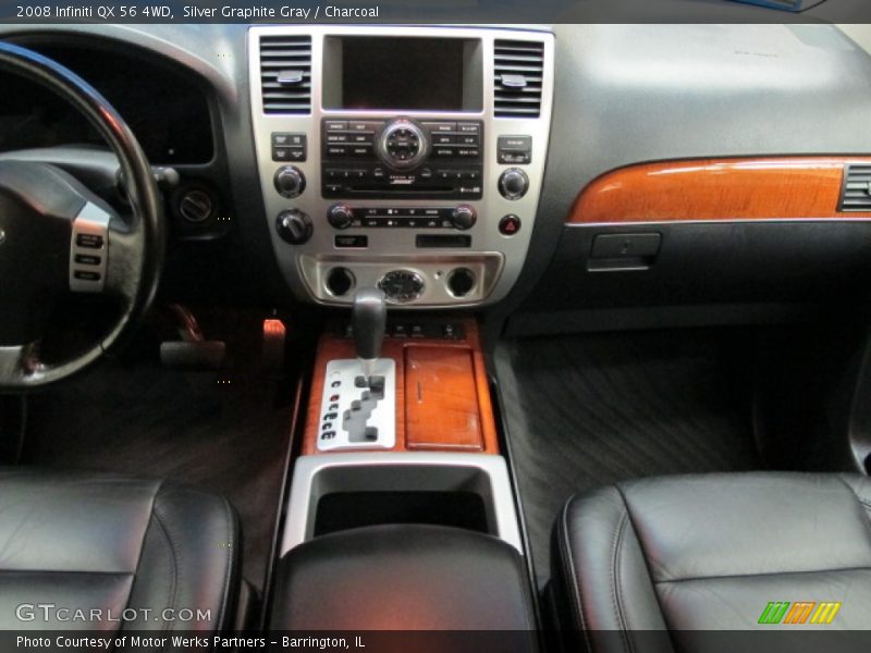 Silver Graphite Gray / Charcoal 2008 Infiniti QX 56 4WD