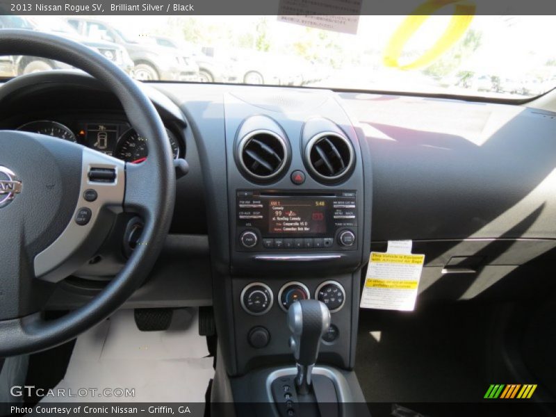 Brilliant Silver / Black 2013 Nissan Rogue SV