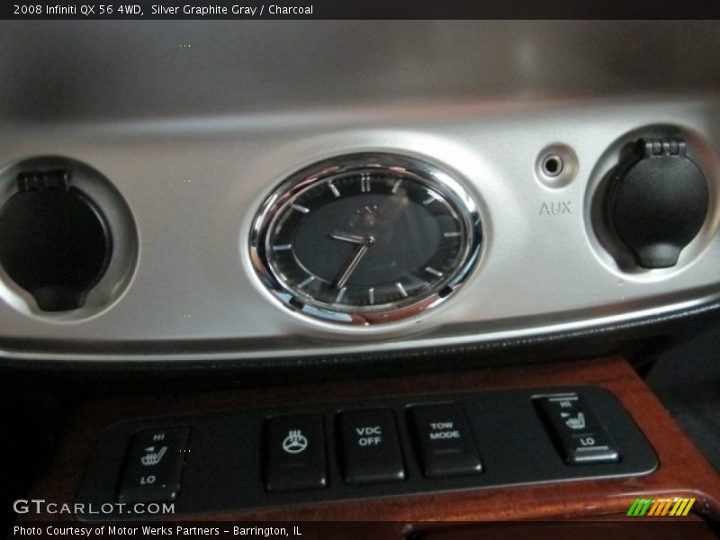 Silver Graphite Gray / Charcoal 2008 Infiniti QX 56 4WD