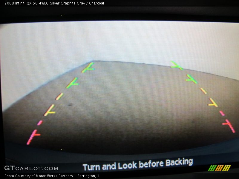 Silver Graphite Gray / Charcoal 2008 Infiniti QX 56 4WD
