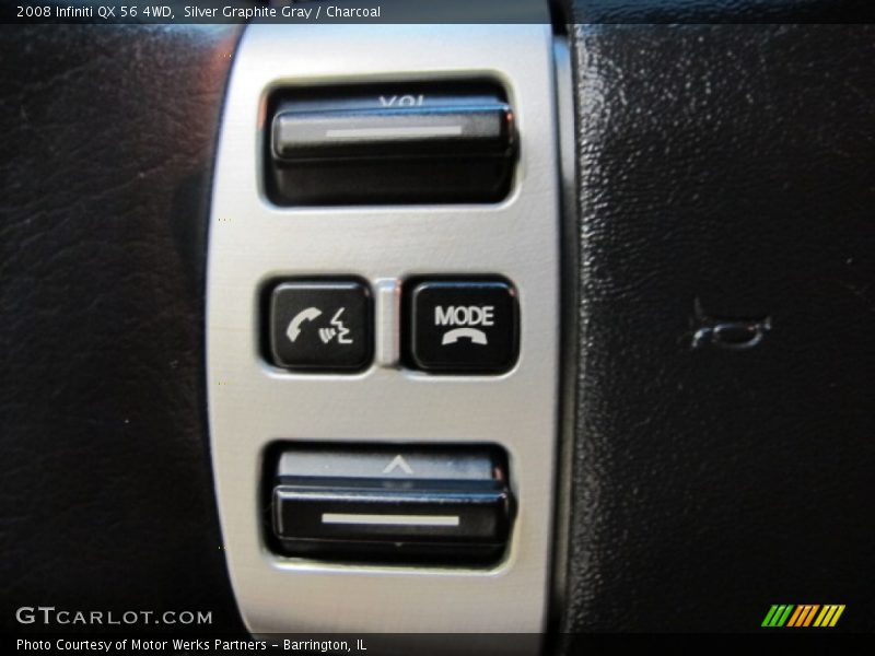 Silver Graphite Gray / Charcoal 2008 Infiniti QX 56 4WD