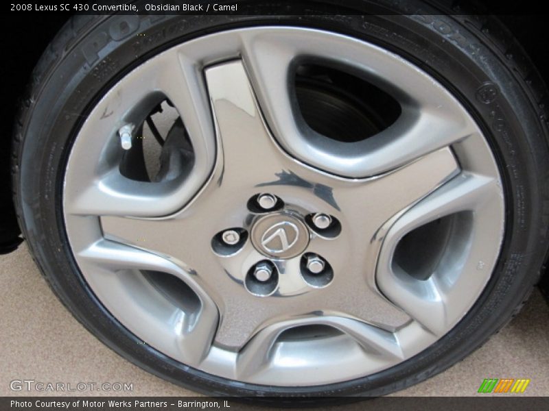 Obsidian Black / Camel 2008 Lexus SC 430 Convertible