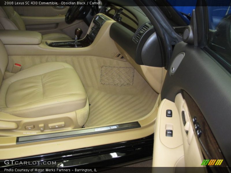 Obsidian Black / Camel 2008 Lexus SC 430 Convertible
