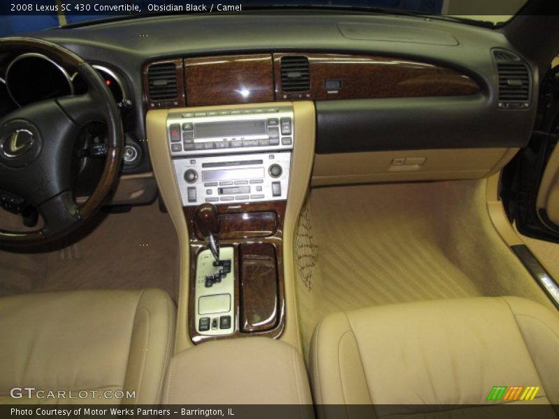 Obsidian Black / Camel 2008 Lexus SC 430 Convertible