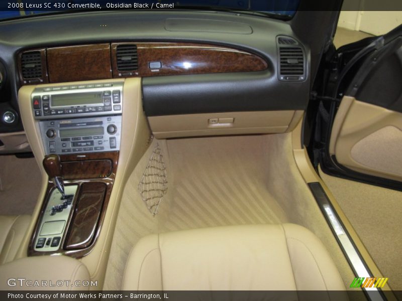 Obsidian Black / Camel 2008 Lexus SC 430 Convertible