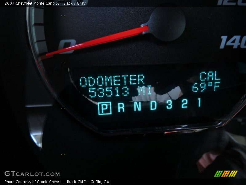 Black / Gray 2007 Chevrolet Monte Carlo SS