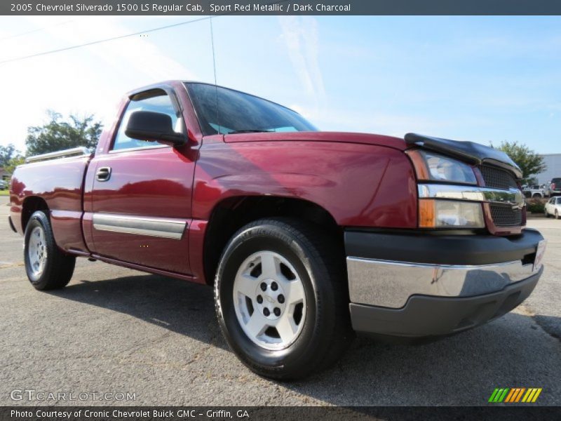 Sport Red Metallic / Dark Charcoal 2005 Chevrolet Silverado 1500 LS Regular Cab