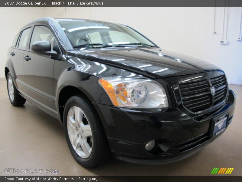 Black / Pastel Slate Gray/Blue 2007 Dodge Caliber SXT