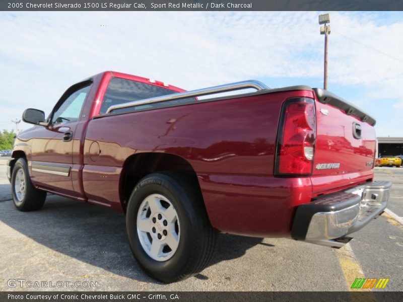 Sport Red Metallic / Dark Charcoal 2005 Chevrolet Silverado 1500 LS Regular Cab