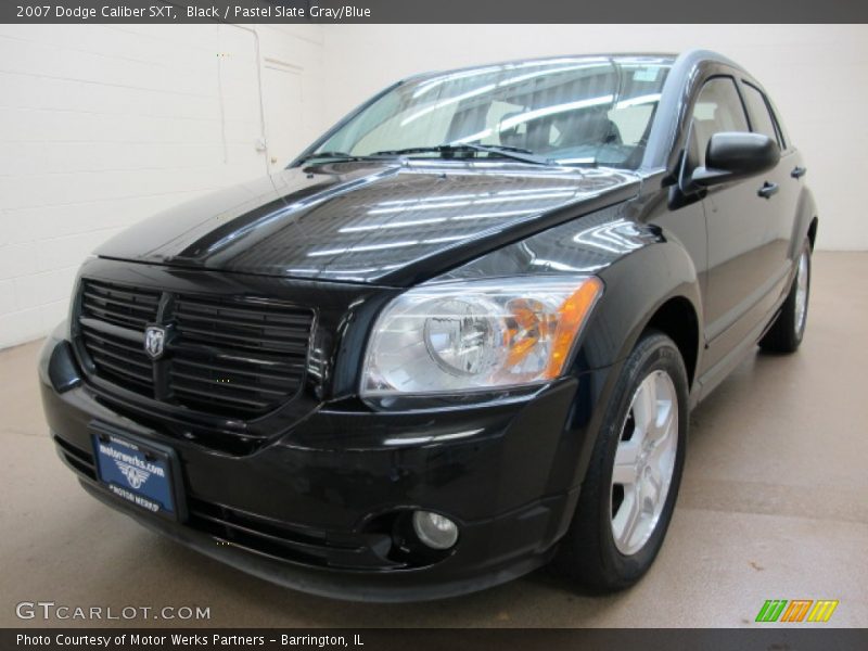 Black / Pastel Slate Gray/Blue 2007 Dodge Caliber SXT