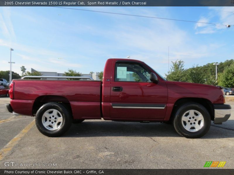 Sport Red Metallic / Dark Charcoal 2005 Chevrolet Silverado 1500 LS Regular Cab