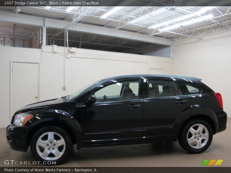 Black / Pastel Slate Gray/Blue 2007 Dodge Caliber SXT