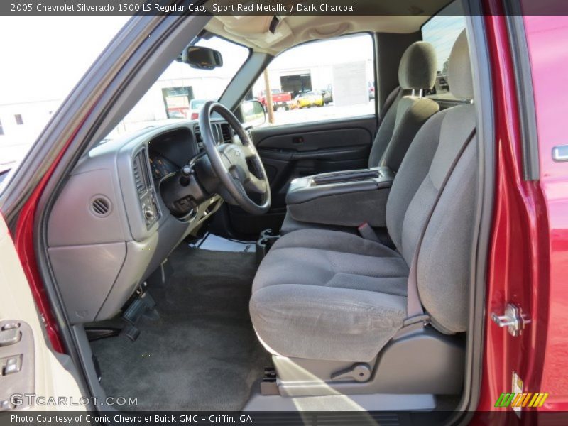 Sport Red Metallic / Dark Charcoal 2005 Chevrolet Silverado 1500 LS Regular Cab