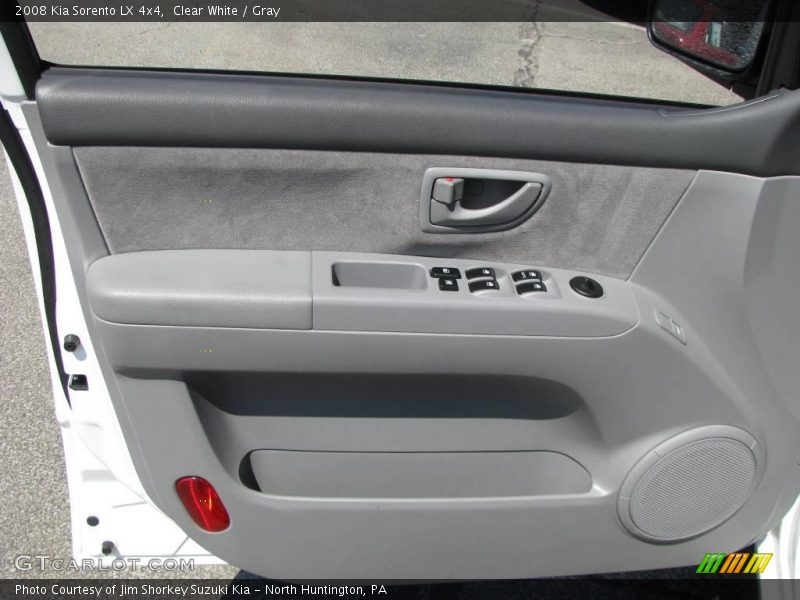 Clear White / Gray 2008 Kia Sorento LX 4x4