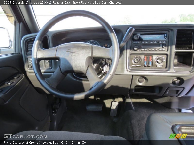 Sport Red Metallic / Dark Charcoal 2005 Chevrolet Silverado 1500 LS Regular Cab