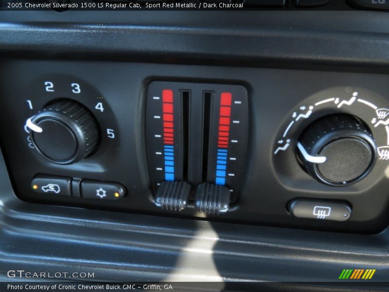 Sport Red Metallic / Dark Charcoal 2005 Chevrolet Silverado 1500 LS Regular Cab
