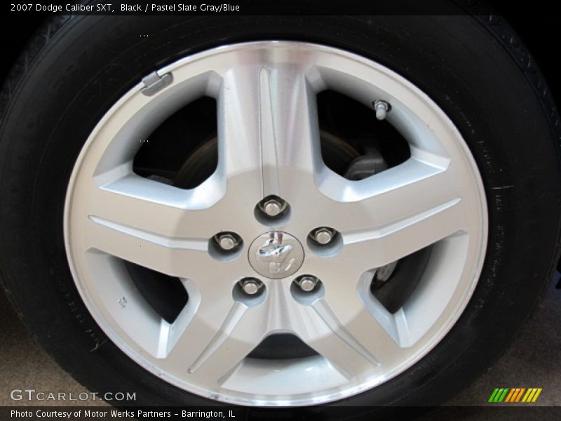 Black / Pastel Slate Gray/Blue 2007 Dodge Caliber SXT